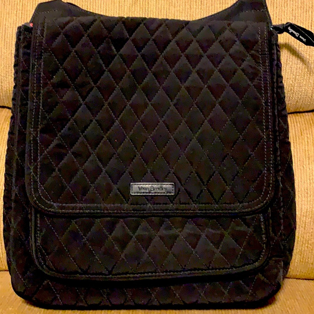 Vera Bradley black crossbody bag.